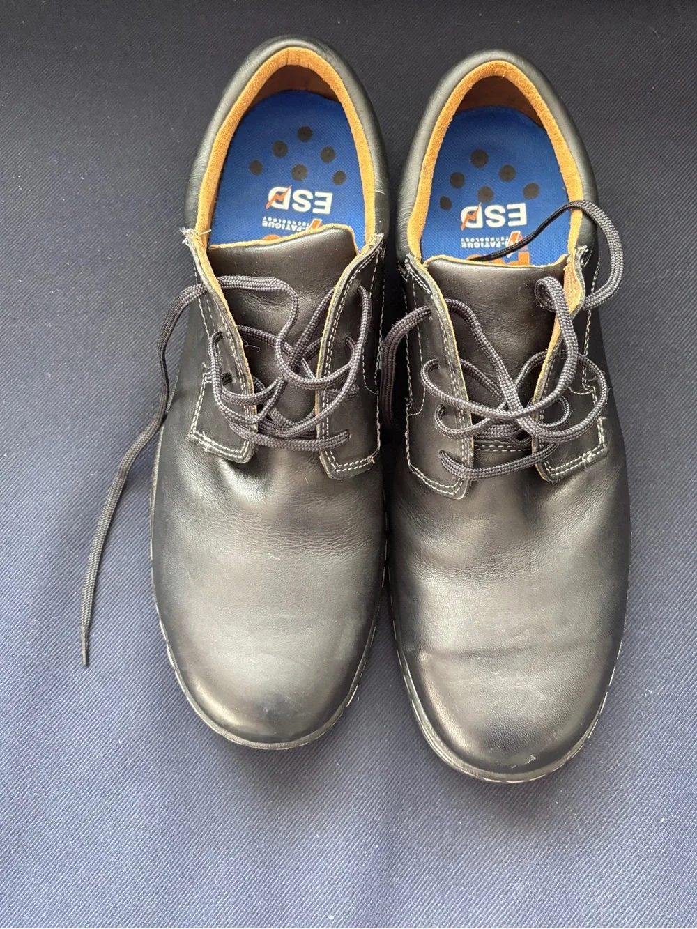 Timberland PRO Black Leather Oxford work shoe